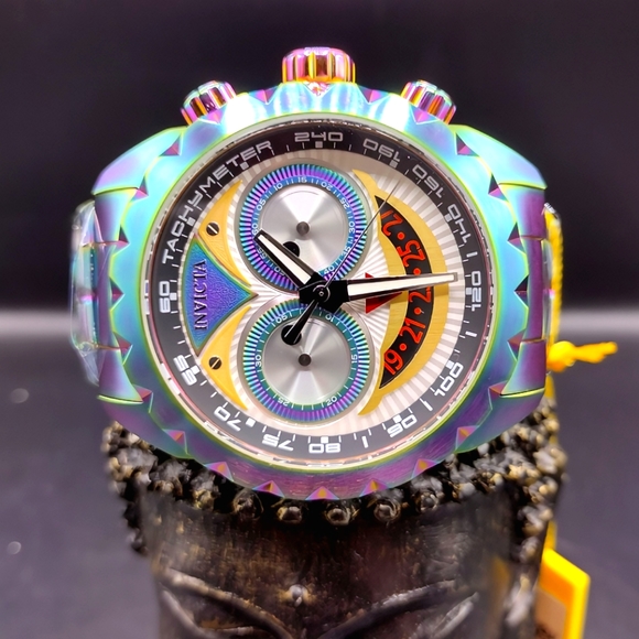 New Invicta Specialty Chronograph Iridescent WATCH. WATCH ONLY - Picture 5 of 13